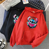 Sudadera Stitch Hoodie Parejas