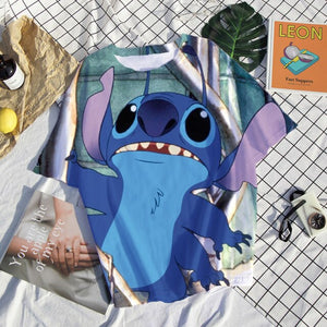 Camiseta Stitch 3D chica