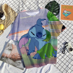 Camiseta Stitch 3D chica