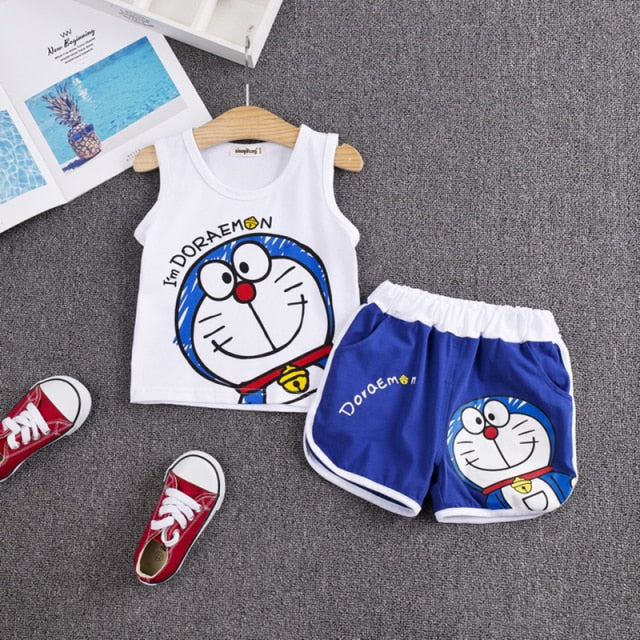 Conjunto 2 piezas Doraemon bebe