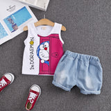 Conjunto 2 piezas Doraemon bebe