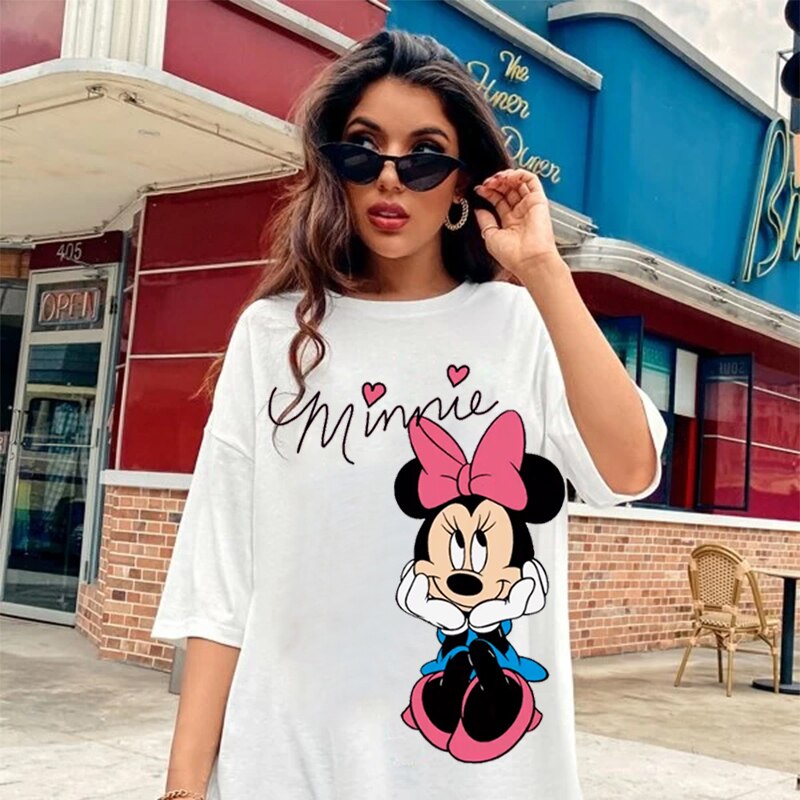 Camiseta Hoodie Minnie 3D