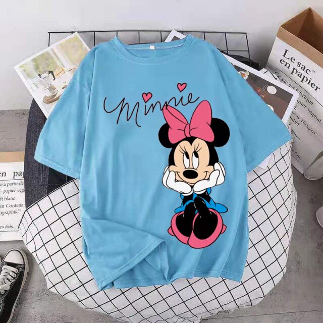 Camiseta Hoodie Minnie 3D