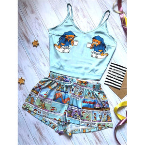 Pijama tirantes Stitch raso