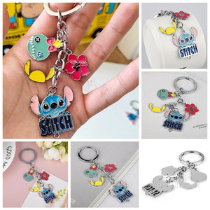 Llavero acero Stitch anilla