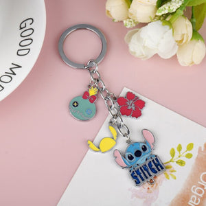 Llavero acero Stitch anilla