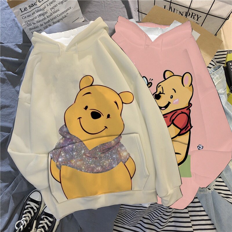 Sudadera Winnie Pooh Hoodie Kawaii