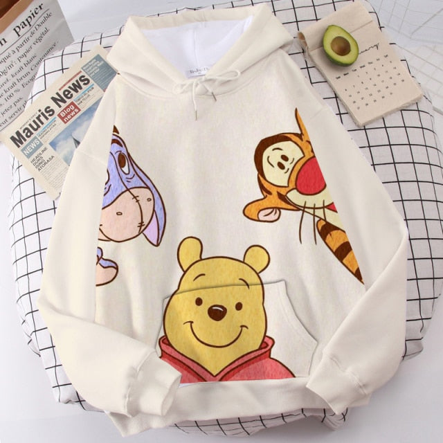 Sudadera Winnie Pooh Hoodie Kawaii