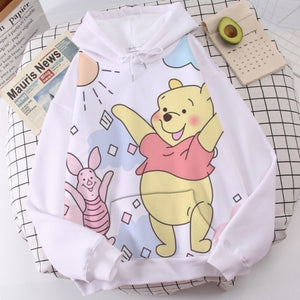 Sudadera Winnie Pooh Hoodie Kawaii