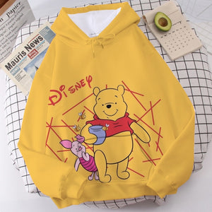 Sudadera Winnie Pooh Hoodie Kawaii