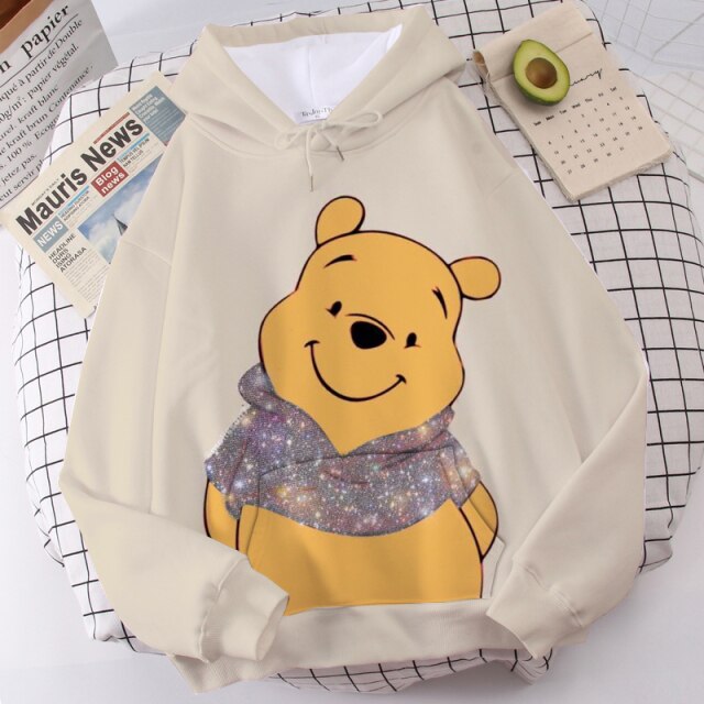 Sudadera Winnie Pooh Hoodie Kawaii