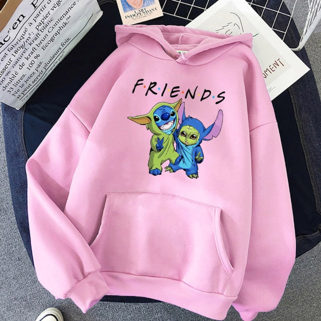 Sudadera Hoodie Stitch Friends