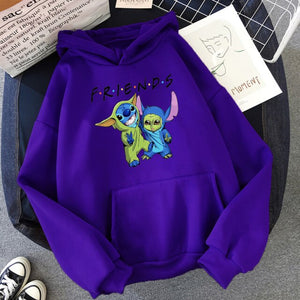 Sudadera Hoodie Stitch Friends