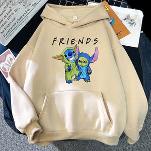 Sudadera Hoodie Stitch Friends