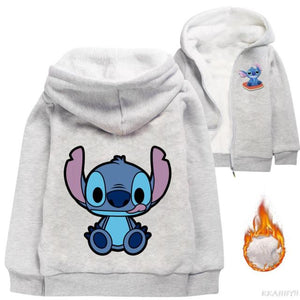 Chaqueta peluda Stitch niños