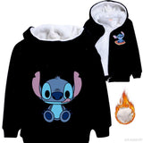 Chaqueta peluda Stitch niños