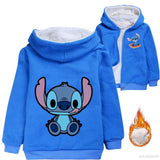 Chaqueta peluda Stitch niños