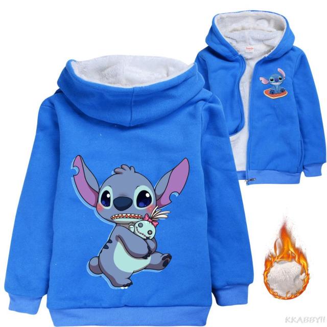 Chaqueta peluda Stitch niños