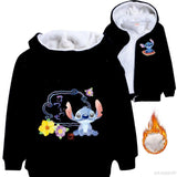 Chaqueta peluda Stitch niños