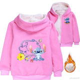 Chaqueta peluda Stitch niños