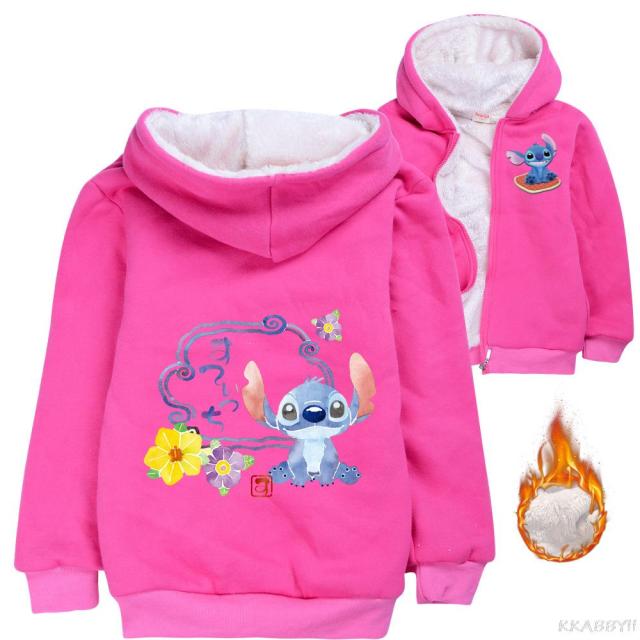 Chaqueta peluda Stitch niños