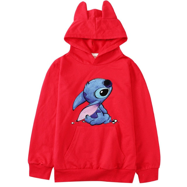 Sudadera Hoodie Stitch niños orejitas