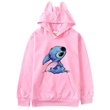 Sudadera Hoodie Stitch niños orejitas