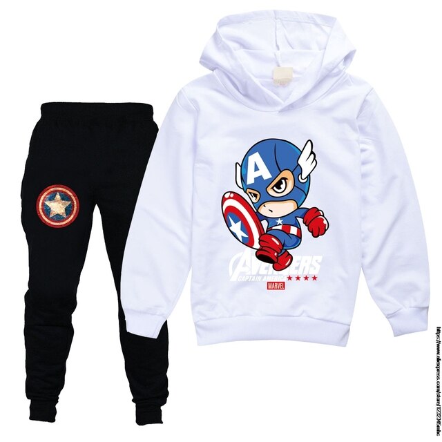 Chandal 2 piezas otoño Capitan America niños