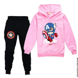 Chandal 2 piezas otoño Capitan America niños