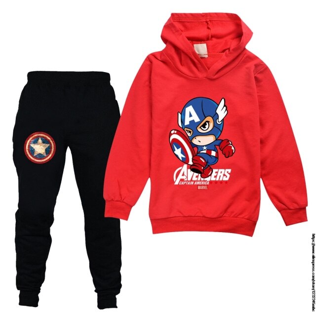 Chandal 2 piezas otoño Capitan America niños