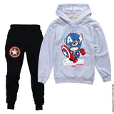 Chandal 2 piezas otoño Capitan America niños