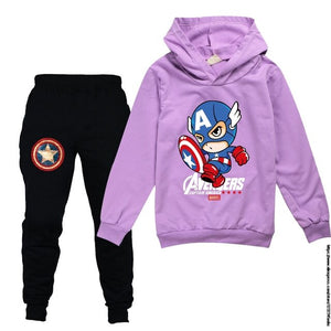 Chandal 2 piezas otoño Capitan America niños