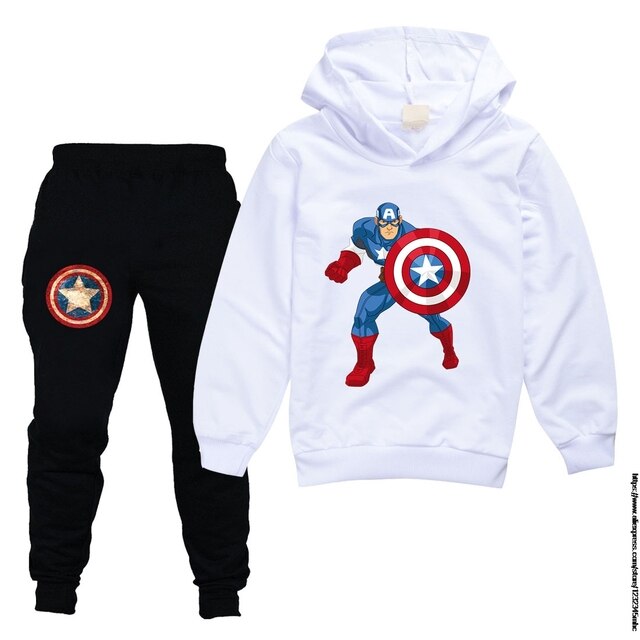 Chandal 2 piezas otoño Capitan America niños