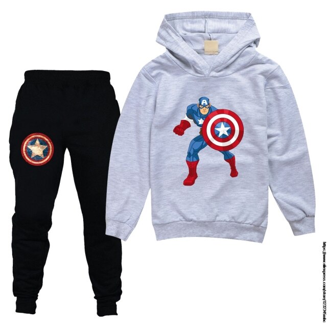 Chandal 2 piezas otoño Capitan America niños