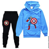 Chandal 2 piezas otoño Capitan America niños