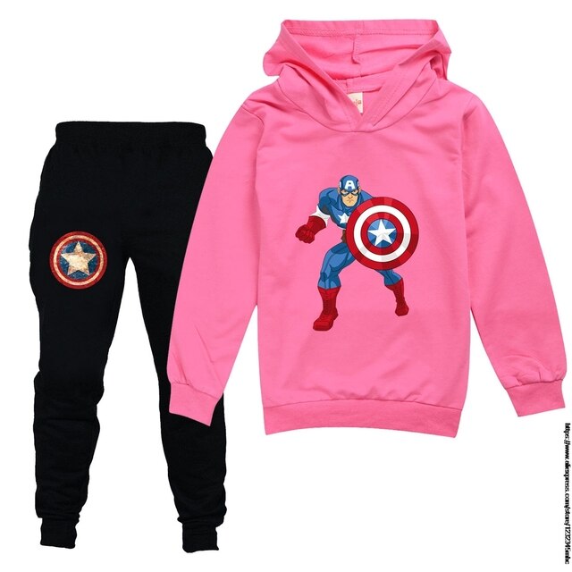 Chandal 2 piezas otoño Capitan America niños