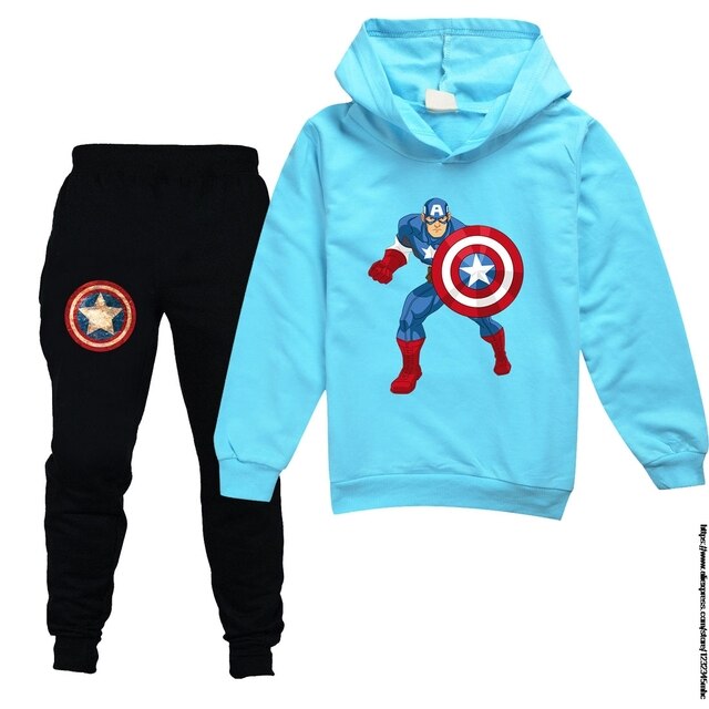 Chandal 2 piezas otoño Capitan America niños