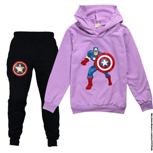 Chandal 2 piezas otoño Capitan America niños