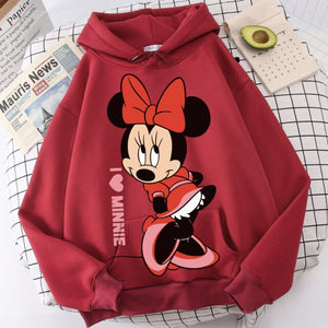 Sudadera Mickey Minnie Mouse Hoodie