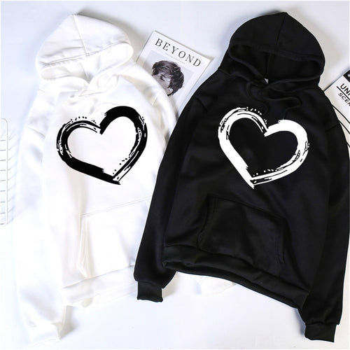 Sudadera Hoodie / Camiseta corazon pareja