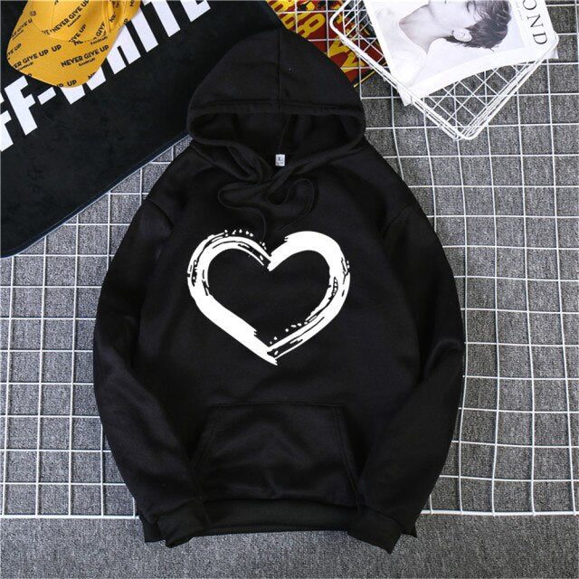 Sudadera Hoodie / Camiseta corazon pareja