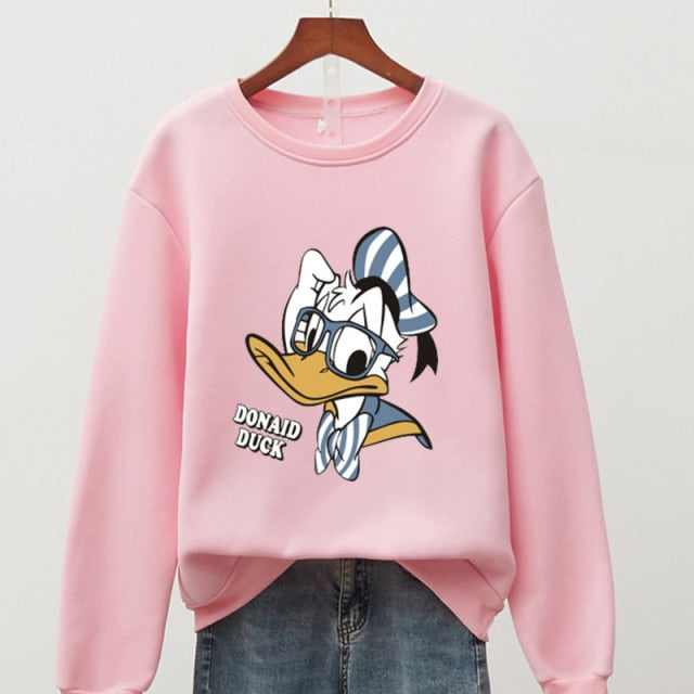 Sudadera Hoodie Kawaii Pato Donald chica