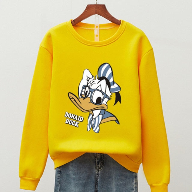 Sudadera Hoodie Kawaii Pato Donald chica