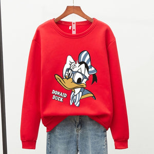 Sudadera Hoodie Kawaii Pato Donald chica