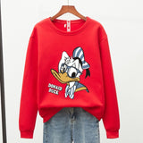 Sudadera Hoodie Kawaii Pato Donald chica