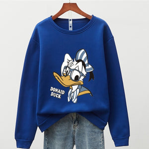 Sudadera Hoodie Kawaii Pato Donald chica