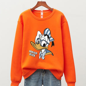 Sudadera Hoodie Kawaii Pato Donald chica