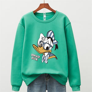 Sudadera Hoodie Kawaii Pato Donald chica