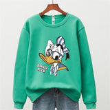 Sudadera Hoodie Kawaii Pato Donald chica