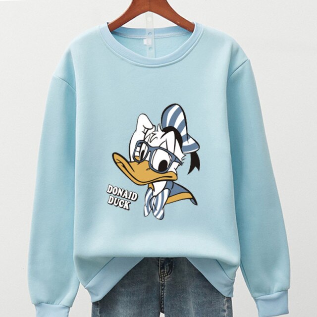 Sudadera Hoodie Kawaii Pato Donald chica